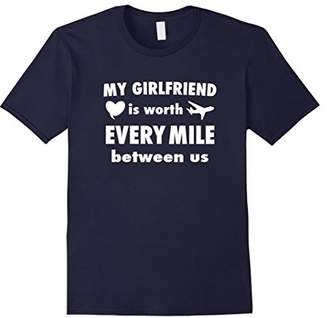 My Girlfriend is Worth Every Mile Between Us Tee Shirt