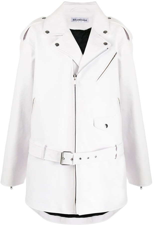 white balenciaga jacket