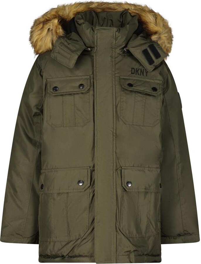  DKNY Girls' Jacket – Reversible Heavyweight Quilted