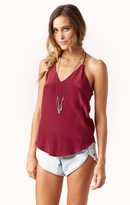 Thumbnail for your product : Rory Beca CHIX HALTER VNECK SILK CAMI
