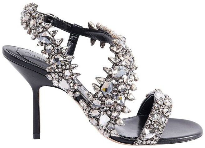 Alexander McQueen Embellished Women's Sandals | Shop the world's 