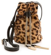 Thumbnail for your product : Halston Mini Haircalf Bucket Bag