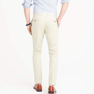 J.Crew Pleated tapered pant in Italian cotton piqué