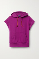 Thumbnail for your product : Paradis Perdus + Net Sustain Macha Recycled Cotton-blend Jersey Hoodie - Purple