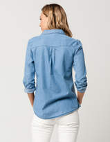 Thumbnail for your product : Full Tilt Lace Up Denim Womens Shirt