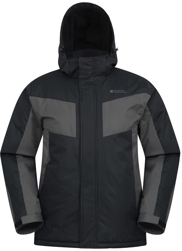 Mountain Warehouse Dusk Mens Ski Jacket Water Resistant Rain Coat