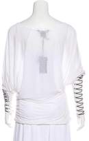 Thumbnail for your product : Thomas Wylde Embellished Dolman Sleeve Top w/ Tags