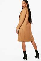 Thumbnail for your product : boohoo Fliss Double Breasted Wool Look Coat