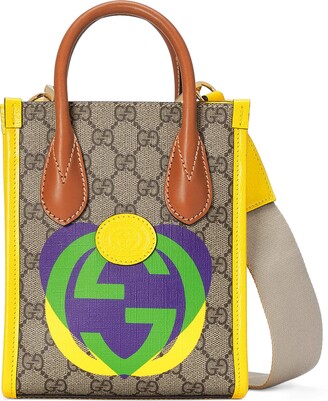 Shop GUCCI GG Supreme Mini tote bag with interlocking g (671623 92TCG 8563,  671623 K9GSN 4075, 671623 2KQGT 8375, 671623 UULBT 9683, 699406 UKMDG 2570)  by puddingxxx