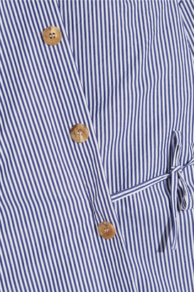 Awake Striped Cotton-poplin Shirt - Blue