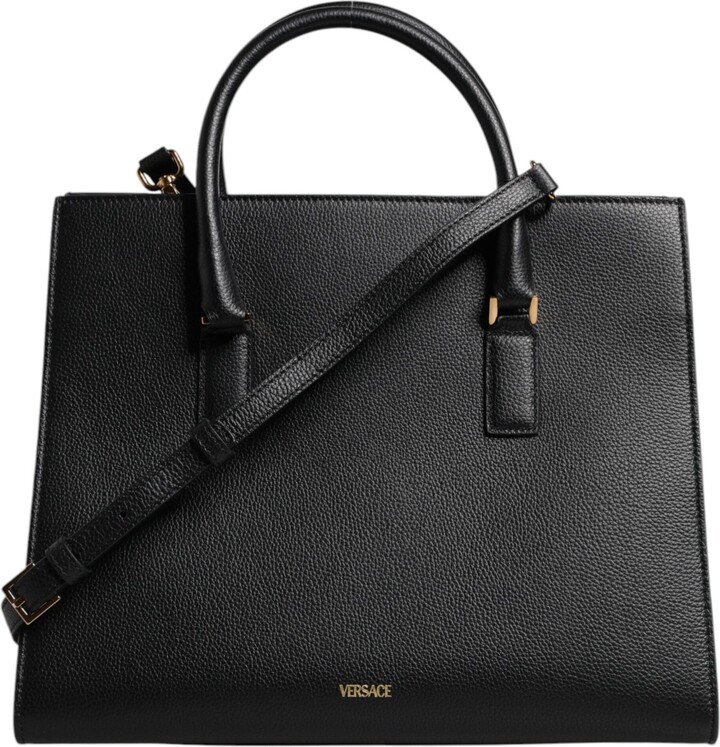 Large Leather Top Handle Shoulder Crossbody Women's Bag