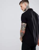 Thumbnail for your product : Religion revere collar rayon short sleeve shirt in black