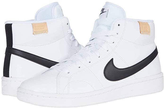 Nike Court Royale 2 Mid White Black Men S Shoes Shopstyle