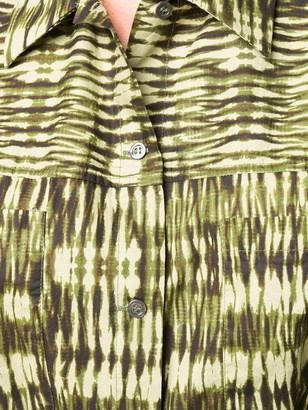 Barena Abstract-Print Short-Sleeve Shirt