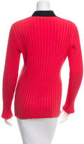Thumbnail for your product : Tory Burch Long Sleeve V-Neck Cardigan