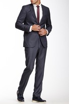 Thumbnail for your product : Without Prejudice Randolph Charcoal Patterned Two Button Notch Lapel Wool Suit