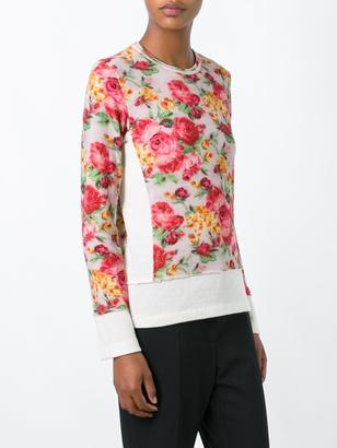 Comme des Garcons floral pattern jumper - women - Wool - M