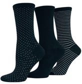 Thumbnail for your product : Hot Sox Printed Three Pack Trouser Socks