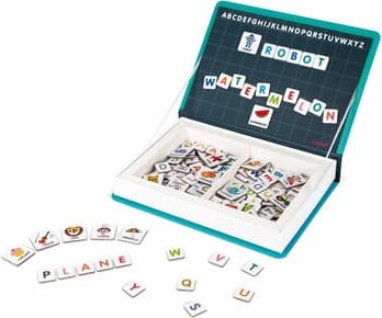 Janod English Alphabet Magneti'book Kit