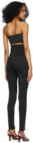 Thumbnail for your product : DRAE Black High-Rise Zip Trousers