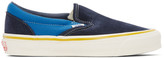 Thumbnail for your product : Vans Blue and Navy OG Classic Slip-On LX Sneakers