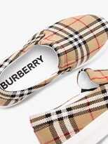 Thumbnail for your product : Burberry Beige Thompson Vintage Check Sneakers