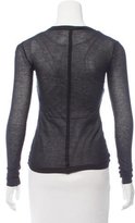 Thumbnail for your product : Inhabit Long Sleeve Crew Neck Top w/ Tags