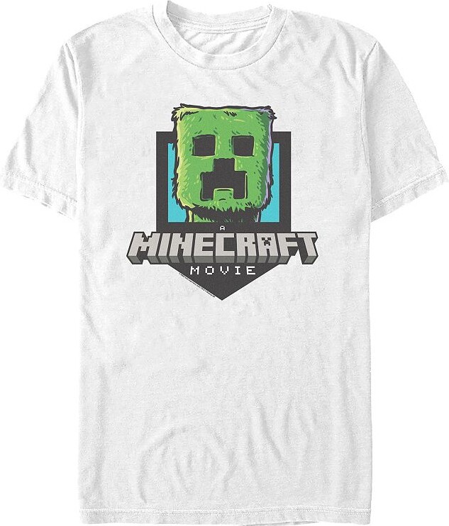 Minecraft Men's Movie Furry Creeper Graphic Tee