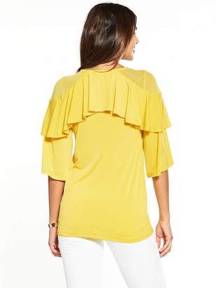 Very Double Frill Layer Top