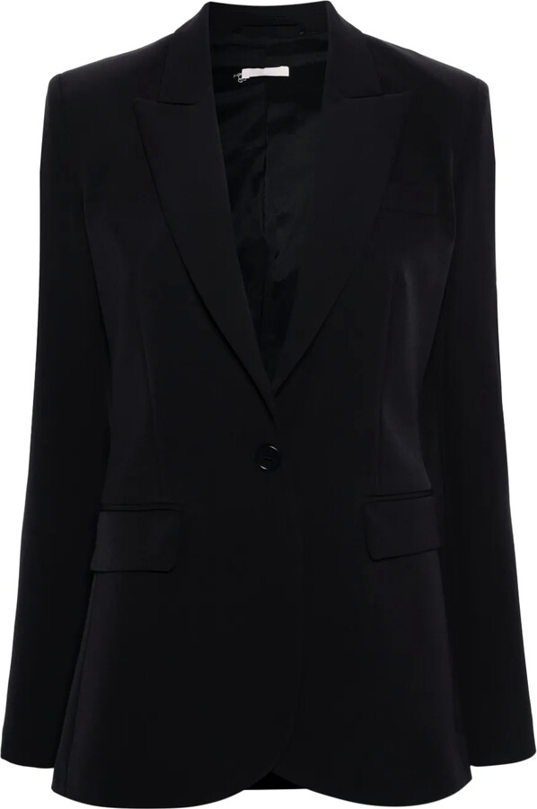 Liu Jo Peak-Lapel Single-Breasted Blazer