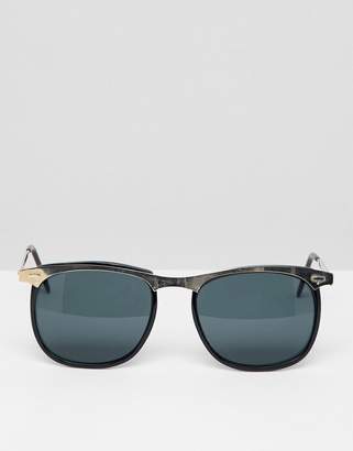 Reclaimed Vintage Inspired Round Sunglasses In Black Exclusive To ASOS