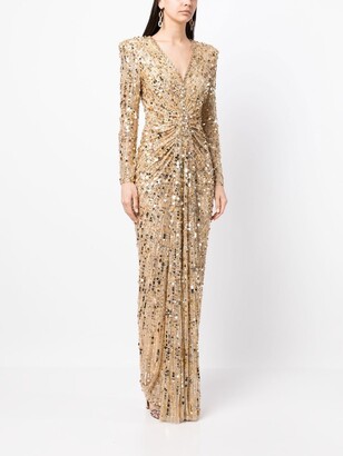 Jenny Packham Gazelle sequin-embellished gown