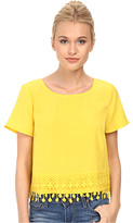Thumbnail for your product : Kensie Thick Soft Crepe Top KS3K4437
