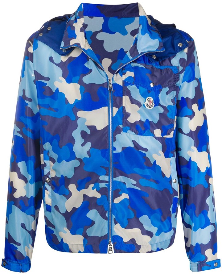 Moncler Camouflage-Print Windbreaker Jacket - ShopStyle