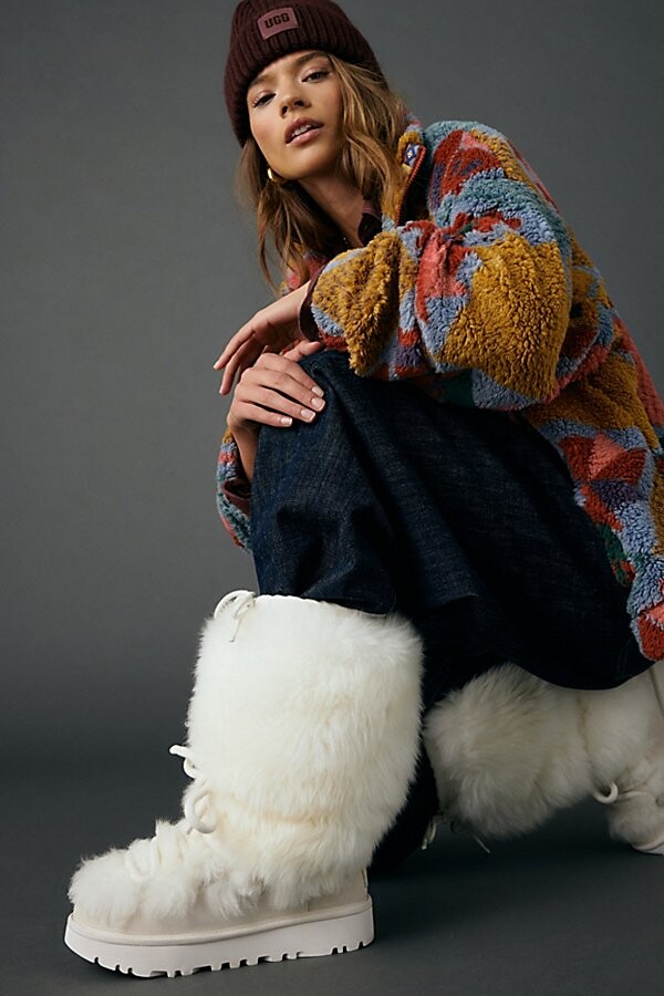 UGG Women's Classic Tall Chalet Boot in White