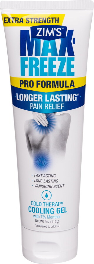 Zim's Max-Freeze™ PRO Extra Strength Pain Relief Cooling Gel, 4 oz