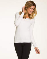 Thumbnail for your product : Le Château Viscose Blend Scoop Neck Sweater