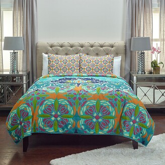 Rizzy Home Gabby King Quilt In Blue