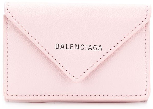 Balenciaga Papier Leather Compact Wallet (SHG-28938) – LuxeDH