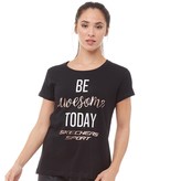 Thumbnail for your product : Skechers Womens Beau Printed Top Black