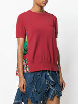 Thumbnail for your product : Sacai floral back T-shirt