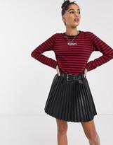 Thumbnail for your product : Kickers relaxed long sleeve t-shirt with embroidered logo in contrast stripe