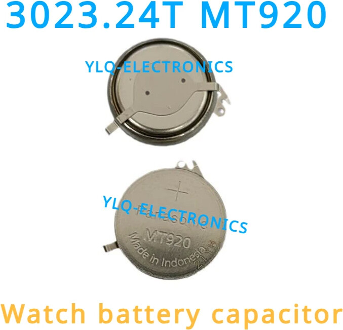 1pcs 3023.24T 3023-24T MT920 with tags feet 3023 24T 302324T Seiko Kinetic Watch Rechargeable Battery Capacitor replace 3023-44Z