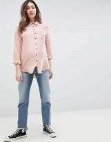 Thumbnail for your product : ASOS Maternity Design Maternity Shirt In Casual Marl