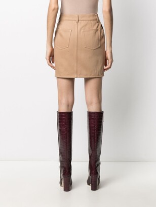 AMI Paris Fitted Mini Skirt