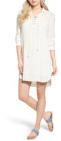 Thumbnail for your product : Splendid Women's Lace-Up Linen Tunic Dress