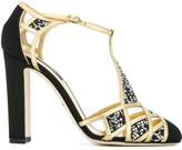 Thumbnail for your product : Dolce & Gabbana embellished t-bar sandals