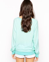 Thumbnail for your product : Wildfox Couture Floral Long Sleeve Jumper