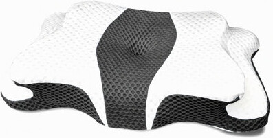 MODAIO Cooling Comfort Cervical Pillow - Orthopedic Memory Foam Neck Support Pillow for Side Back Stomach Sleeper - Pain Relief Contour Bed Pillow