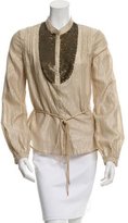 Thumbnail for your product : 3.1 Phillip Lim Brocade Sequin-Accented Blouse